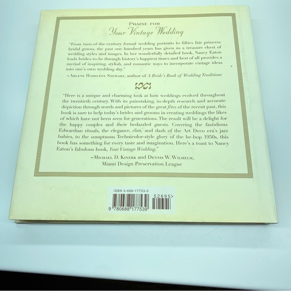 Wedding Planning Book - “Your Vintage Wedding” by Nancy Easton - Picture 5 of 7